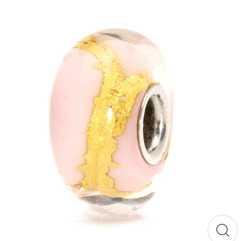 RETIRED Trollbeads Pink Gold